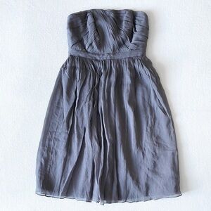 J. Crew Silk Strapless dress